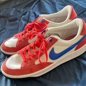 Nike Red and Blue Sneakers